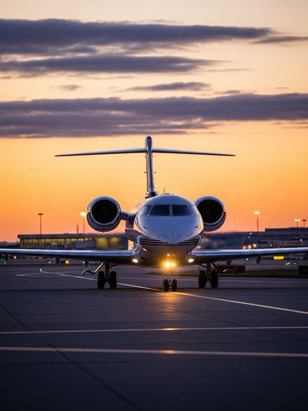 Super Midsize private jet